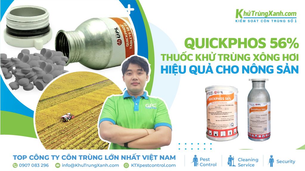 Quickphos 56% – Thuốc khử trùng xông hơi hiệu quả cho nông sản