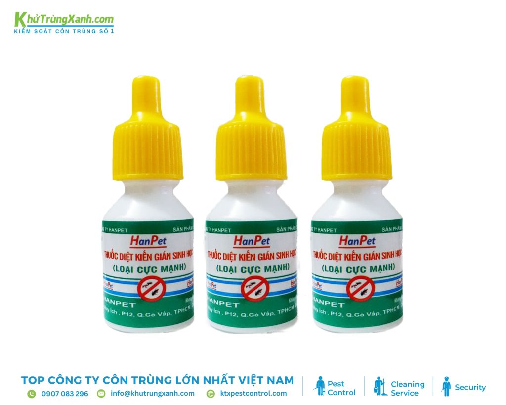 Thuốc diệt kiến sinh học Hanpet đạt hiệu quả ngay sau 1 tuần sử dụng