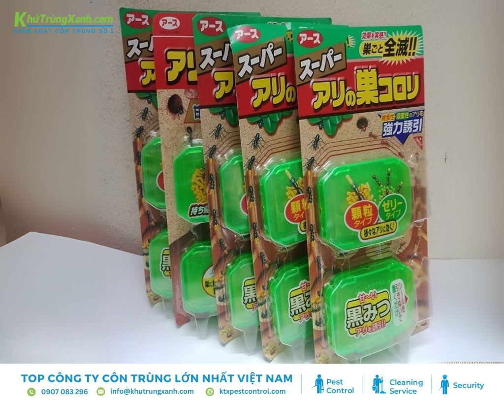 Viên thuốc diệt kiến Super Arinosu Koroki - Tiêu diệt triệt để tổ kiến