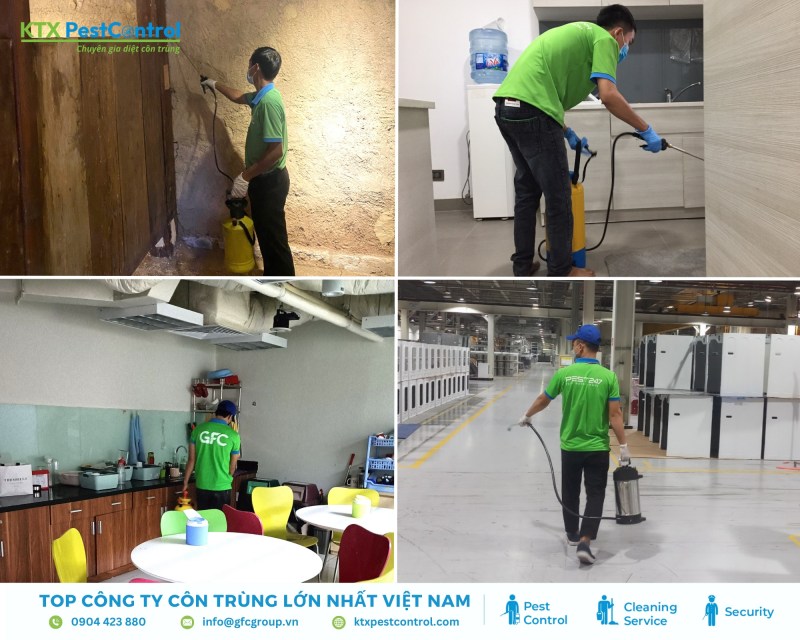 Kỹ thuật viên của Diệt Côn Trùng KTX có nhiều năm kinh nghiệm trong lĩnh vực kiểm soát côn trùng