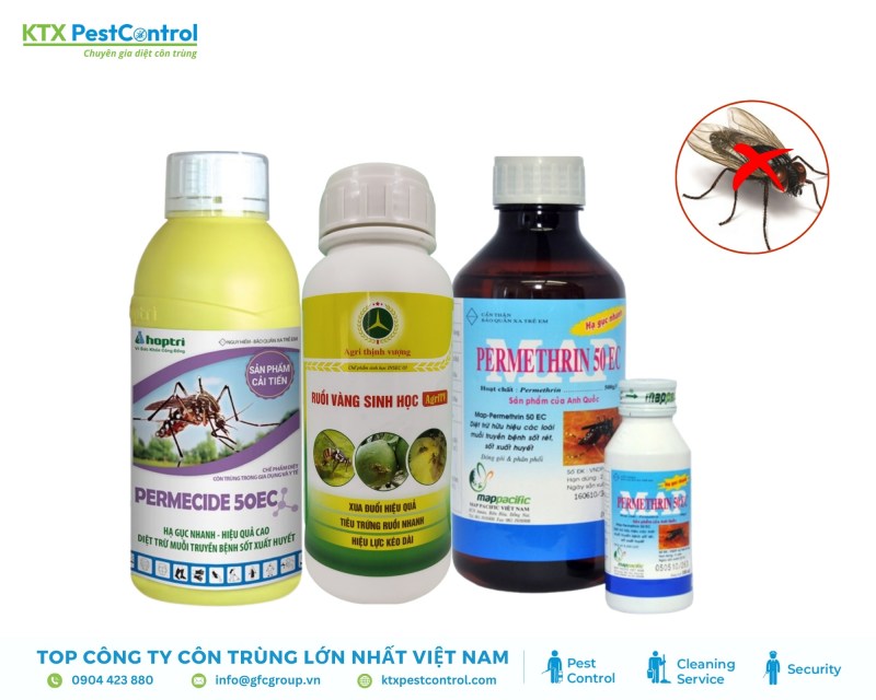 Thuốc diệt ruồi sinh học an toàn, không mùi, phù hợp cho không gian sống và khu chế biến